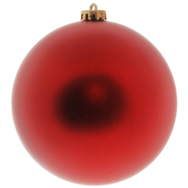 Χριστουγεννιάτικη Μπάλα Οροφής, Κόκκινη Ματ (15cm)